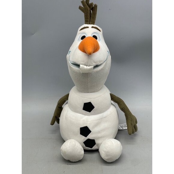 Olaf Frozen plush stuffed animal Disney Parks kids toy soft 11" white orange REA - Picture 4 of 13